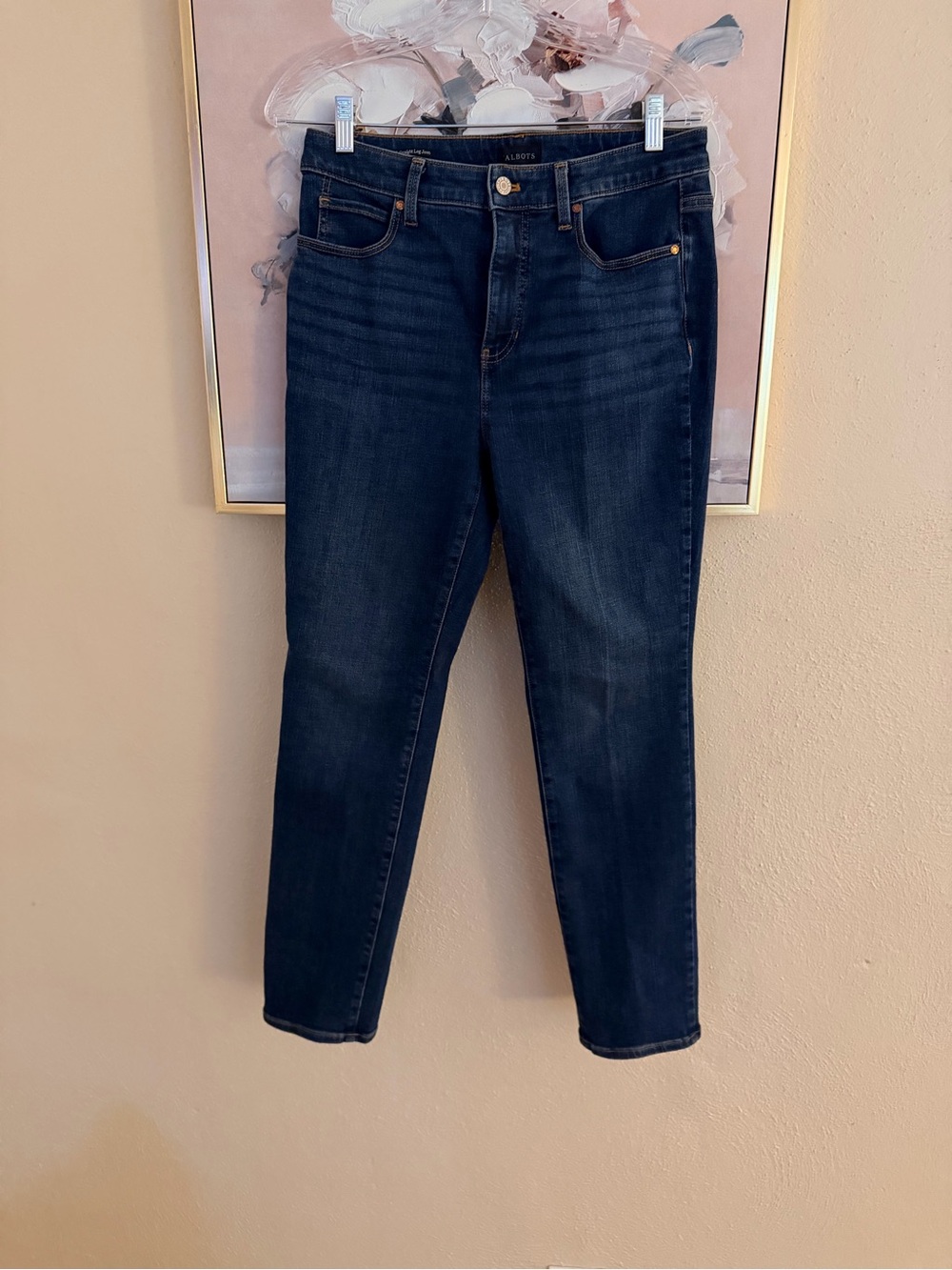 Talbots Straight Leg Jeans Dark Wash | Size 8 Petite